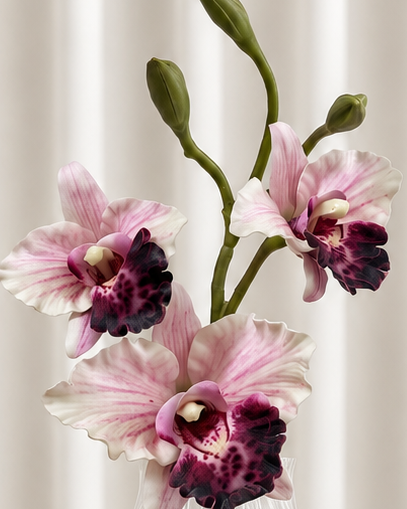 Cymbidium Orkidé Hybrid - Lyserød