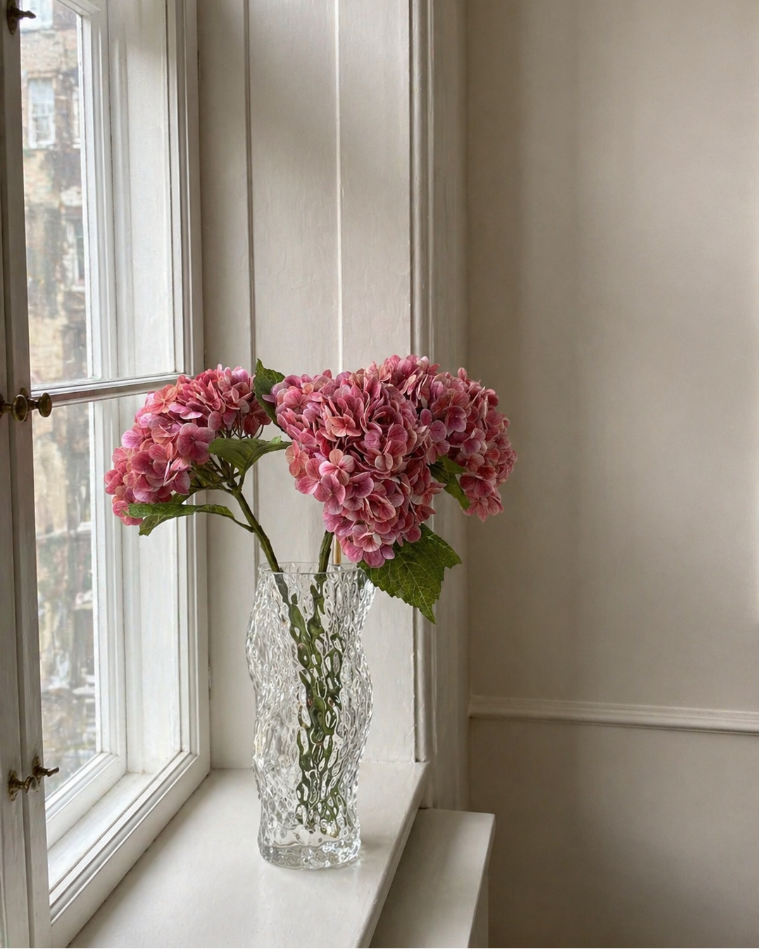 Pink Hortensia Buket